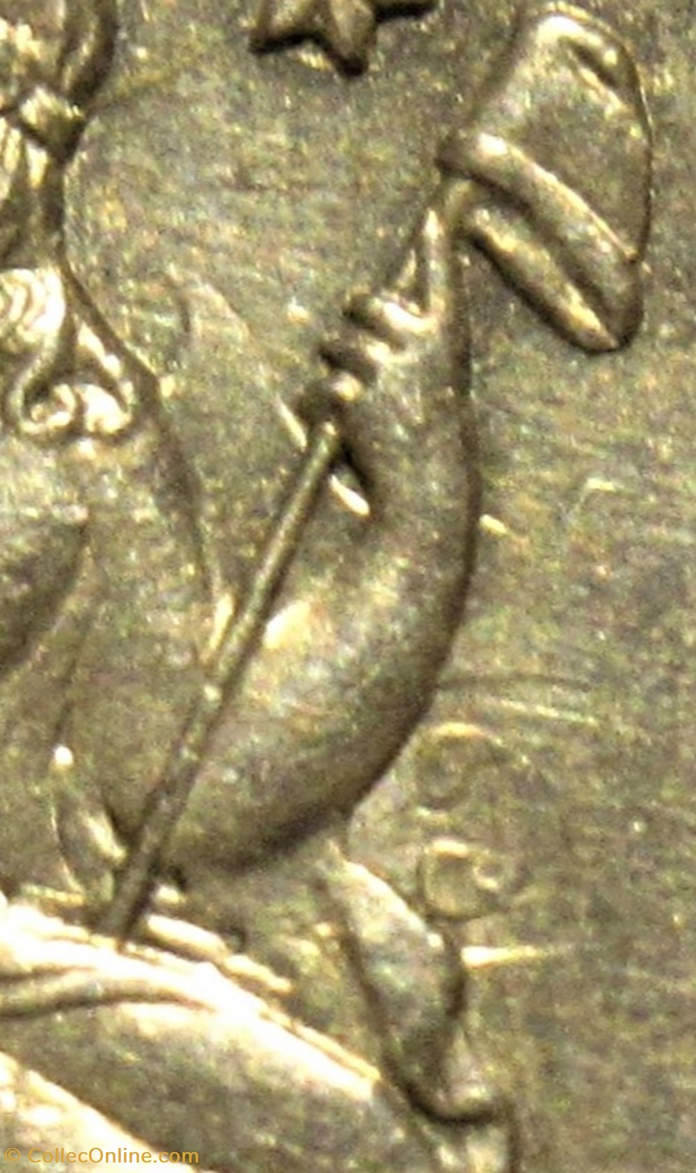 1856 O Half Dime - Die Clash + Die Crack Error 4 monnaies monde etats unis 1856 o half dime die clash die crack error