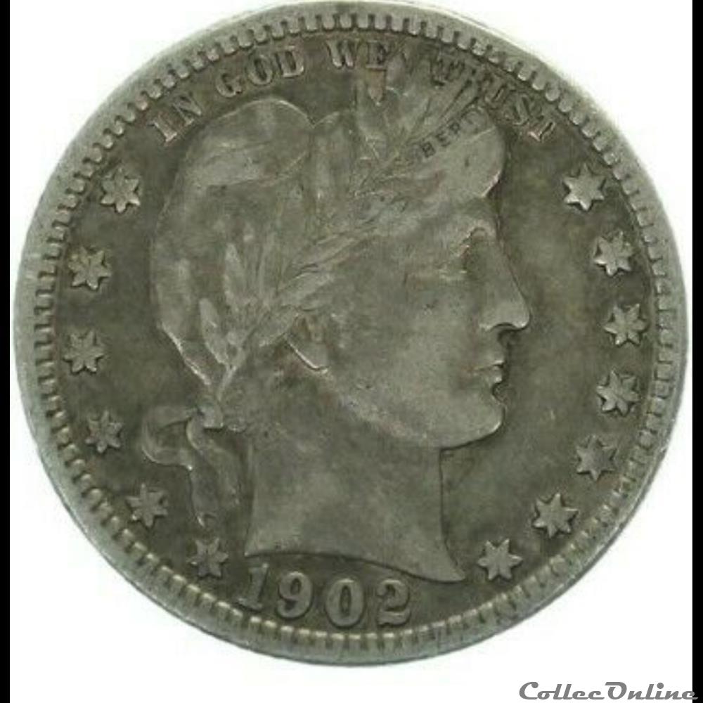 1902 New Orleans Quarter $ monnaie monde etat uni 1902 new orleans quarter