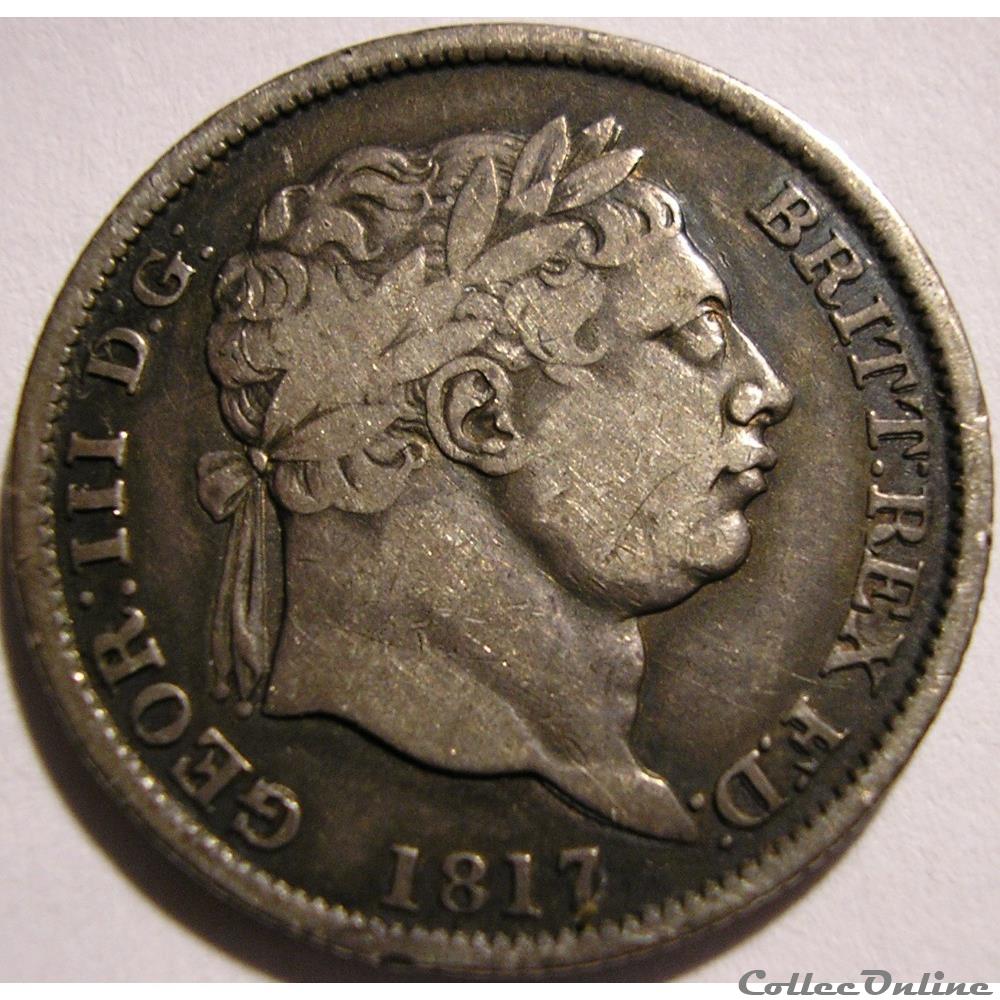 George III - 1 Shilling 1817 - United Kingdom of Great Britain monnaies monde royaume george iii 1 shilling 1817 united kingdom of great britain