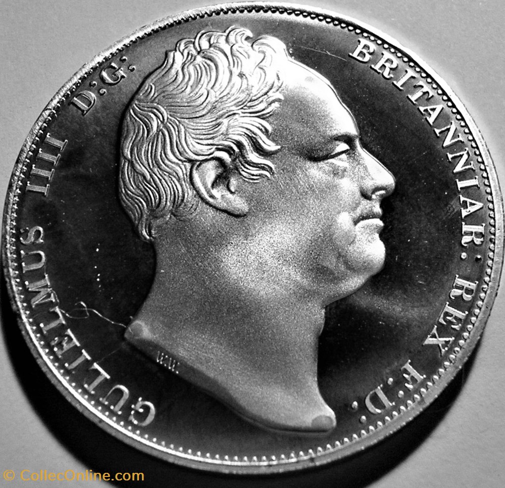 William IV - Crown 1837 St. George - Retro Pattern - Great Britain 2 monnaie monde royaume uni william iv crown 1837 st george retro pattern great britain