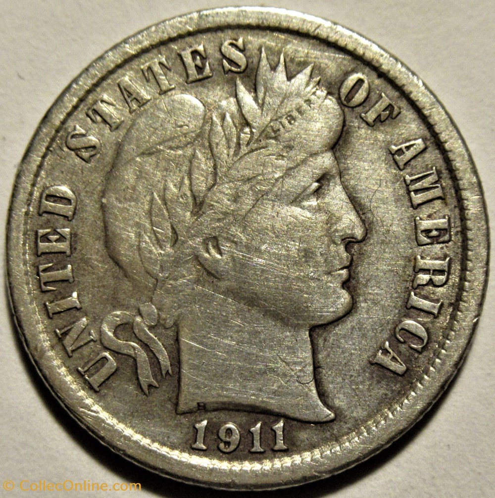 1911 Dime monnaies monde etats unis 1911 dime