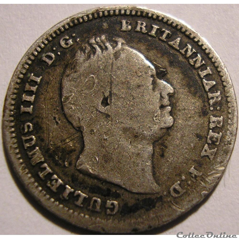 William IV - 3 Pence 1834 - Colonial issues monnaies monde royaume uni william iv 3 pence 1834 colonial issues