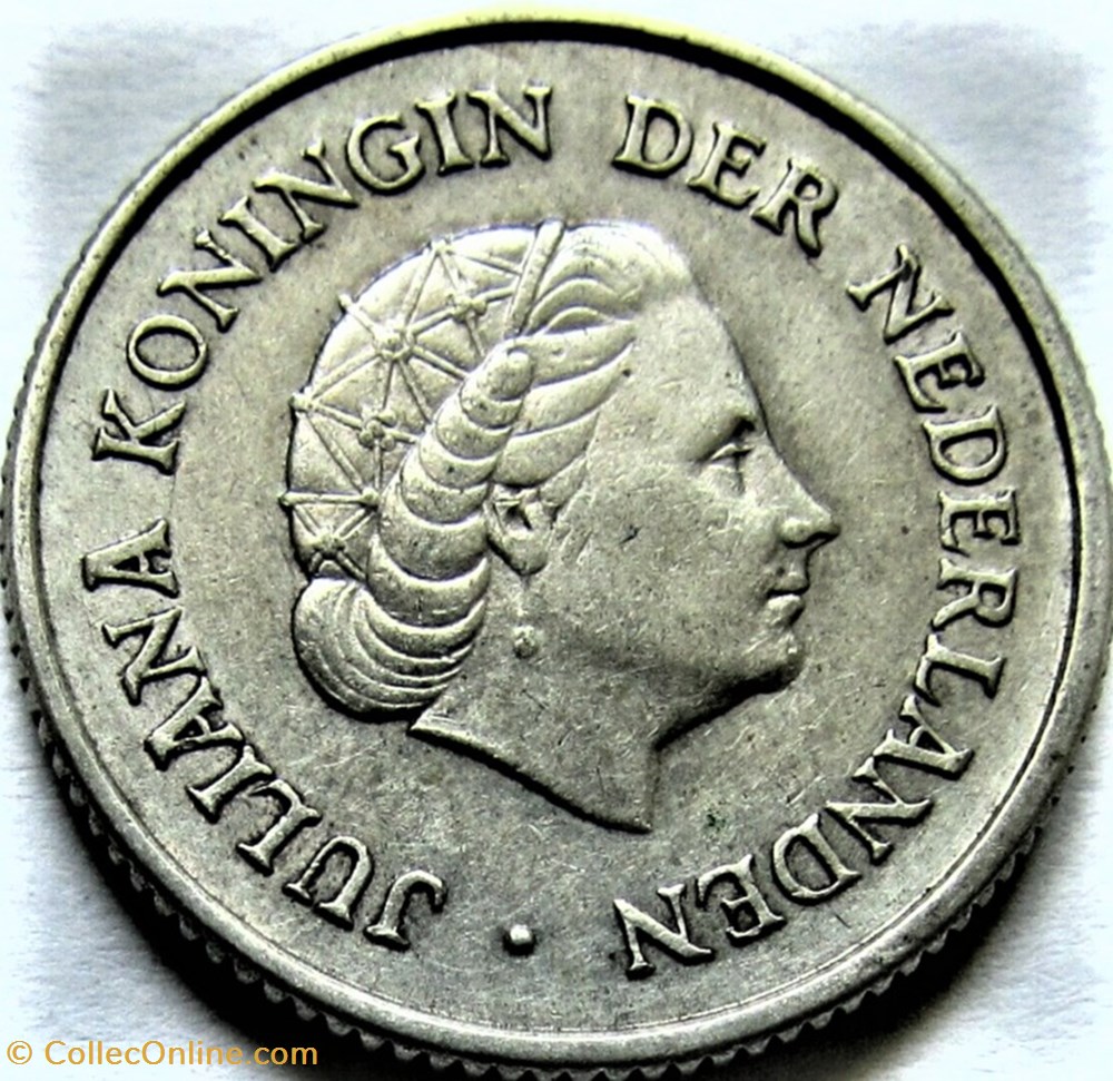 Juliana of Netherlands - ¼ Gulden 1963 Nederlandse Antillen, Curaçao 2 monnaies colonies neerlandaises juliana of netherlands gulden 1963 nederlandse antillen curacao