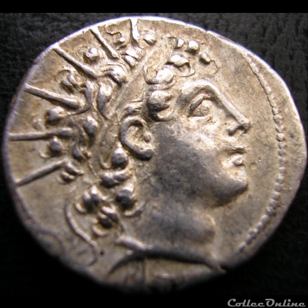 Antiochos VI Dionysos 145-142 BC. - Drachm 2 monnaie antique av jc ap grecque antiochos vi dionysos 145 142 bc drachm