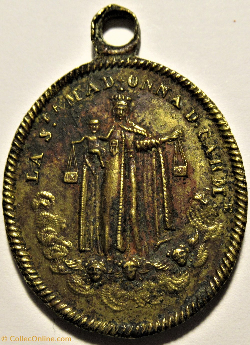 medailles medaille de saint antoine de padoue notre dame du mont carmel