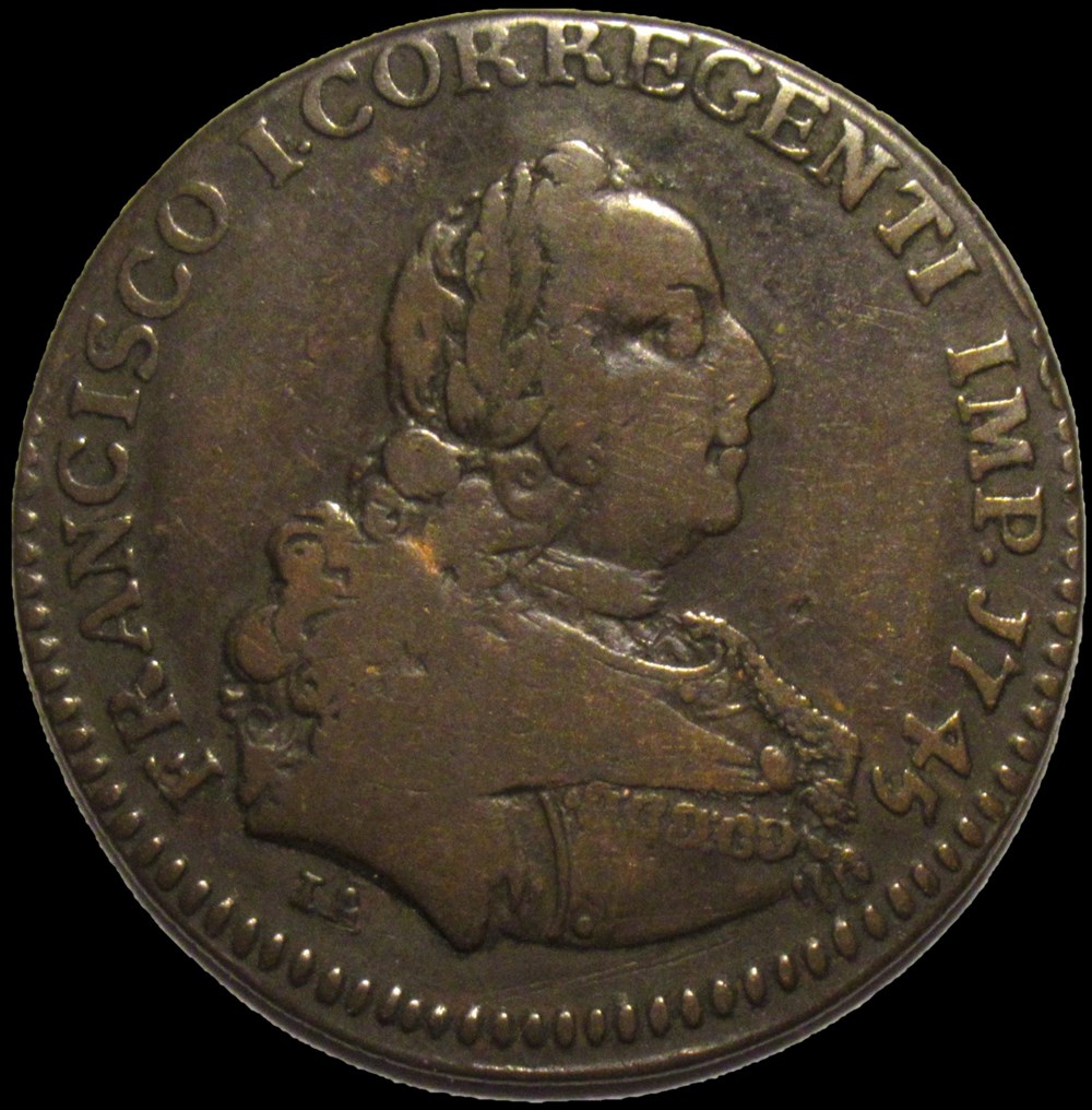 François Ier - Jeton 1745 Comté de Namur, Pays-Bas Autrichiens monnaies europe medievale francois ier jeton 1745 comte de namur pays bas autrichiens