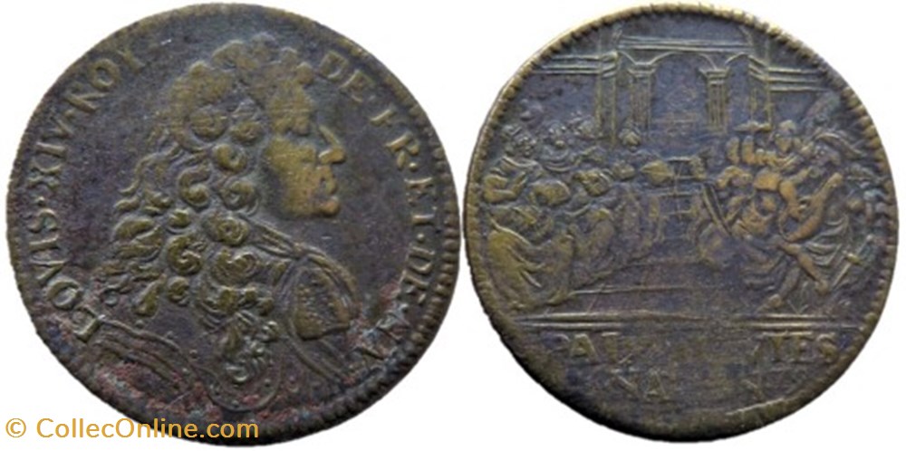 monnaies paranumismatique jetons poids louis xiv jeton paix de nimegue 1679
