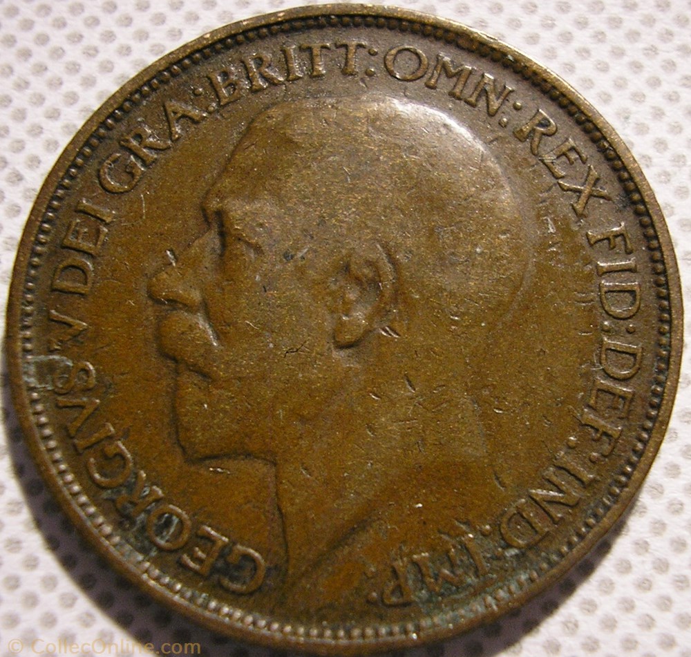 monnaie monde royaume george v half penny 1913 united kingdom