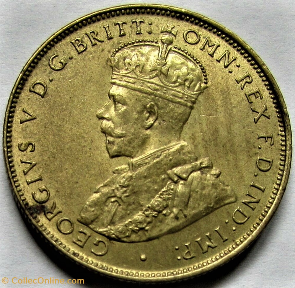George V - 2 Shillings 1922 - West Africa 2 monnaies monde nigeria george v 2 shillings 1922 west africa