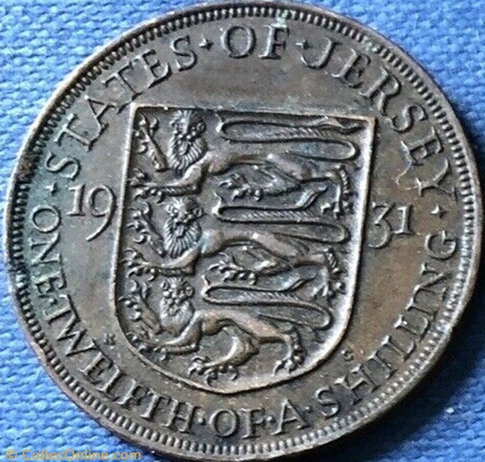 George V - 1/12 Shilling 1931 - Jersey (ex.3) monnaies monde george v 1 12 shilling 1931 jersey ex 3