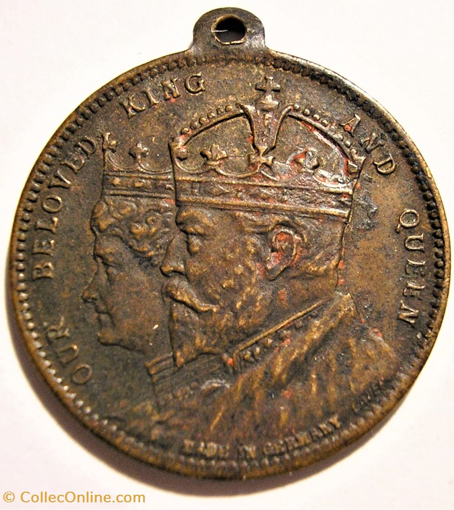 Edward VII & Alexandra - Medalet, the wishes of beloved monarchs of UK 2 medaille royaume uni edward vii alexandra medalet the wishes of beloved monarchs of uk