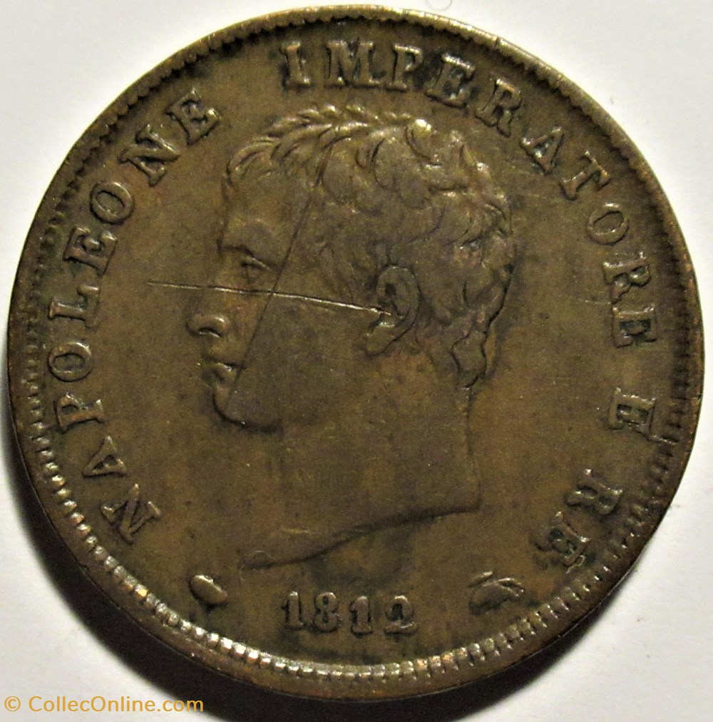 monnaies monde italie 1812 regno italia 1 soldo milano napoleone i