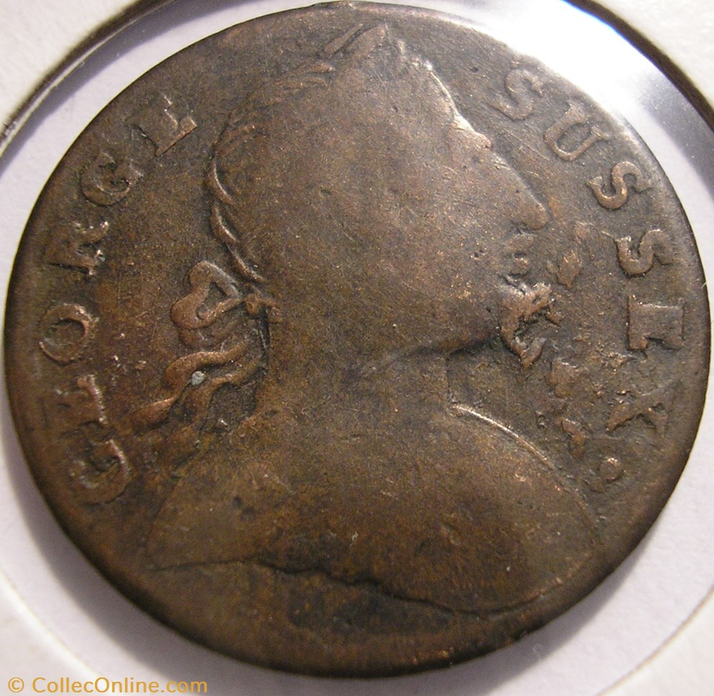 1776's George Sussex - Bater Sea Token monnaies monde royaume uni 1776 s george sussex bater sea token
