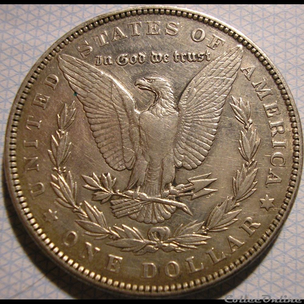 1892 Dollar 2 monnaies monde etats unis 1892 dollar