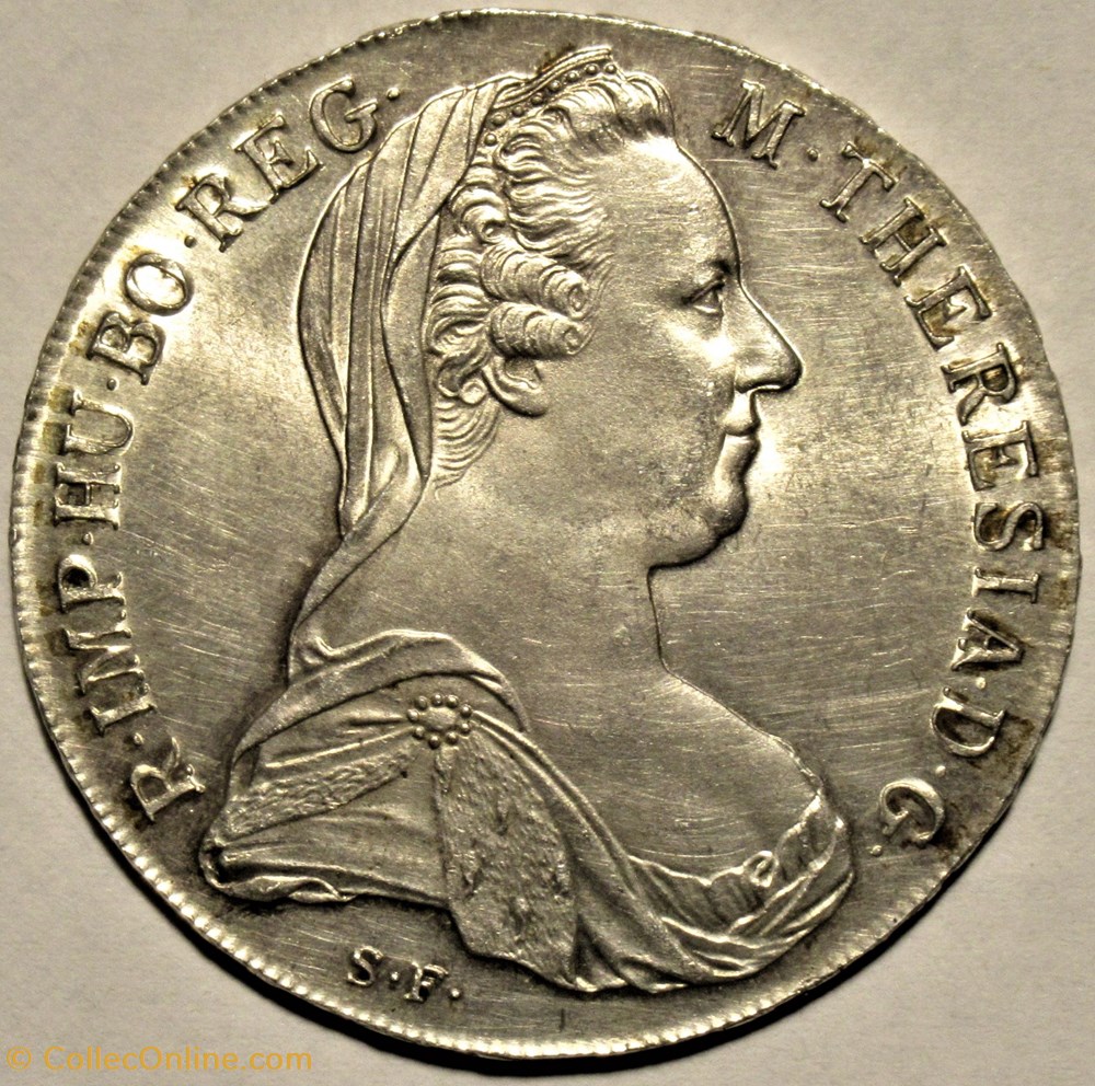 1780 Thaler Restrike - Maria Theresia von Habsburg monnaies monde autriche 1780 thaler restrike maria theresia von habsburg