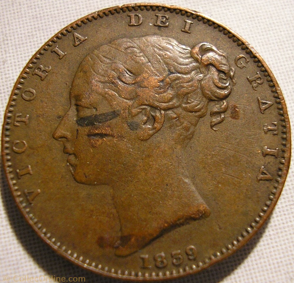 Victoria - Farthing 1839 - Isle of Man monnaie monde ile de victoria farthing 1839 isle of man
