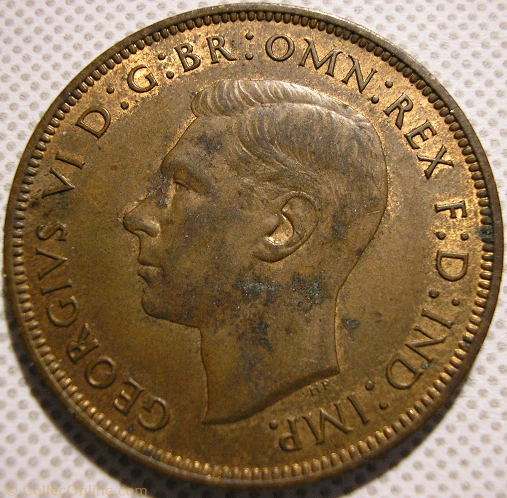 George VI - One Penny 1939 - UK 2 monnaie monde royaume uni george vi one penny 1939 uk