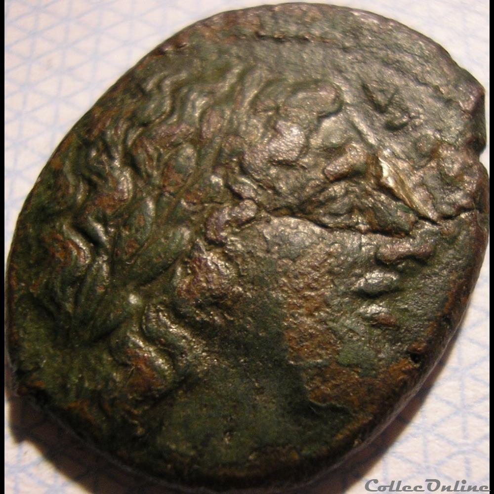 Syracuse, Sicily - Hiketas II - Litra BC. 287-278 3 monnaie antique grecque syracuse sicily hiketas ii litra bc 287 278