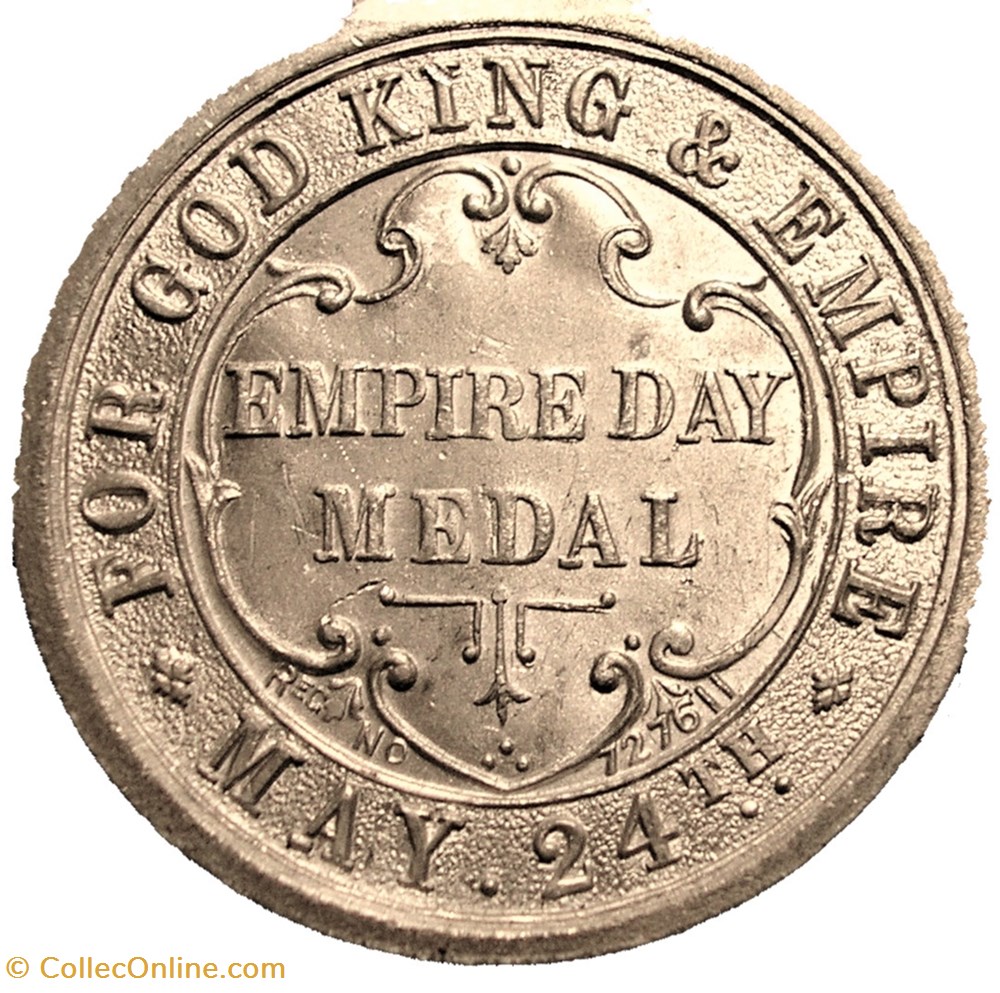 medaille royaume british empire union 1927 empire day medal uk