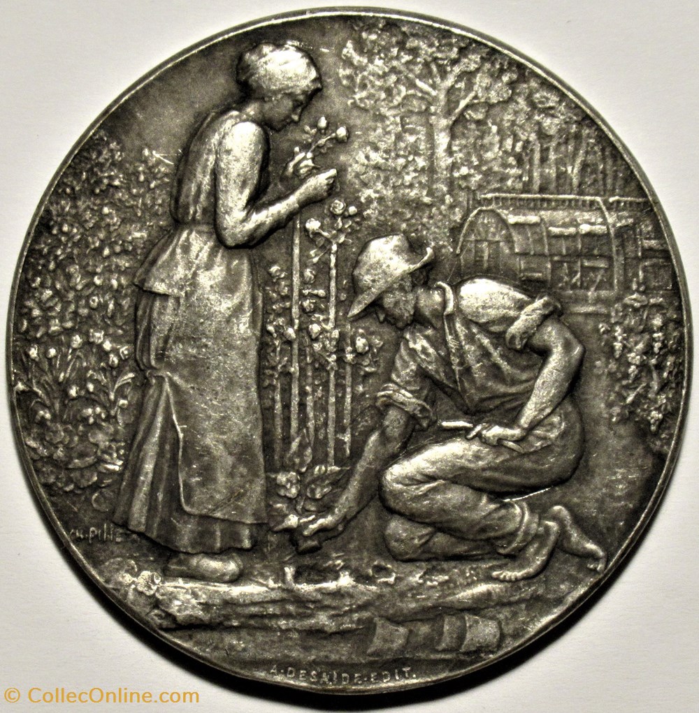 Médaille - Socièté d'Horticulture de l'Orne 1907 medailles france medaille societe horticulture de orne 1907