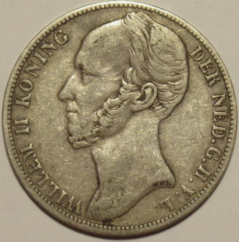 Willem II of Nederland - 1 Gulden 1848 monnaies monde pays bas willem ii of nederland 1 gulden 1848