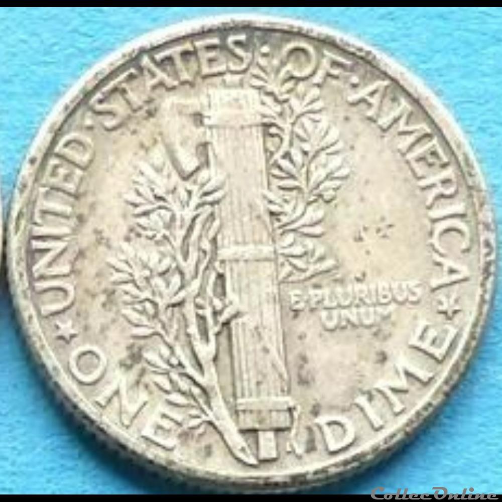 1928 Dime monnaie monde etat uni 1928 dime