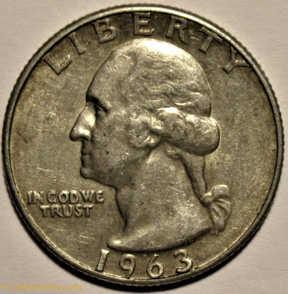 1963 Quarter Dollar monnaies monde etats unis 1963 quarter dollar