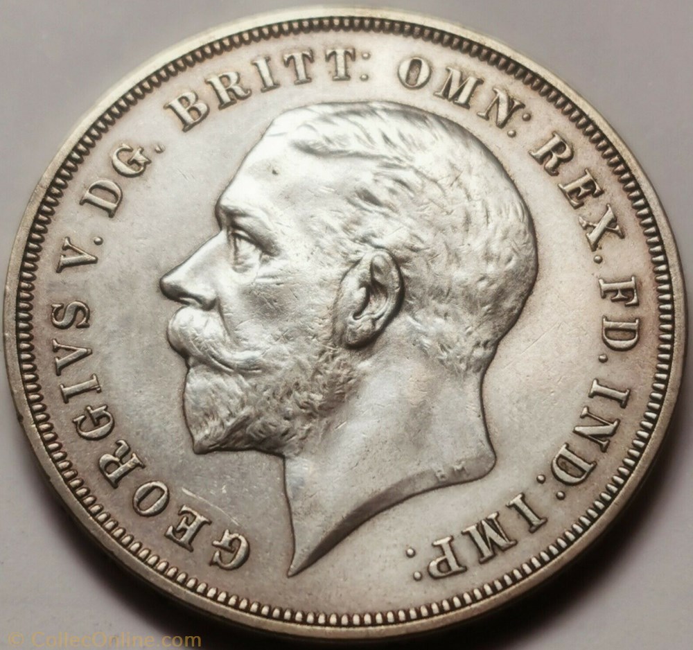 monnaies monde royaume uni george v one crown 1935 silver jubilee