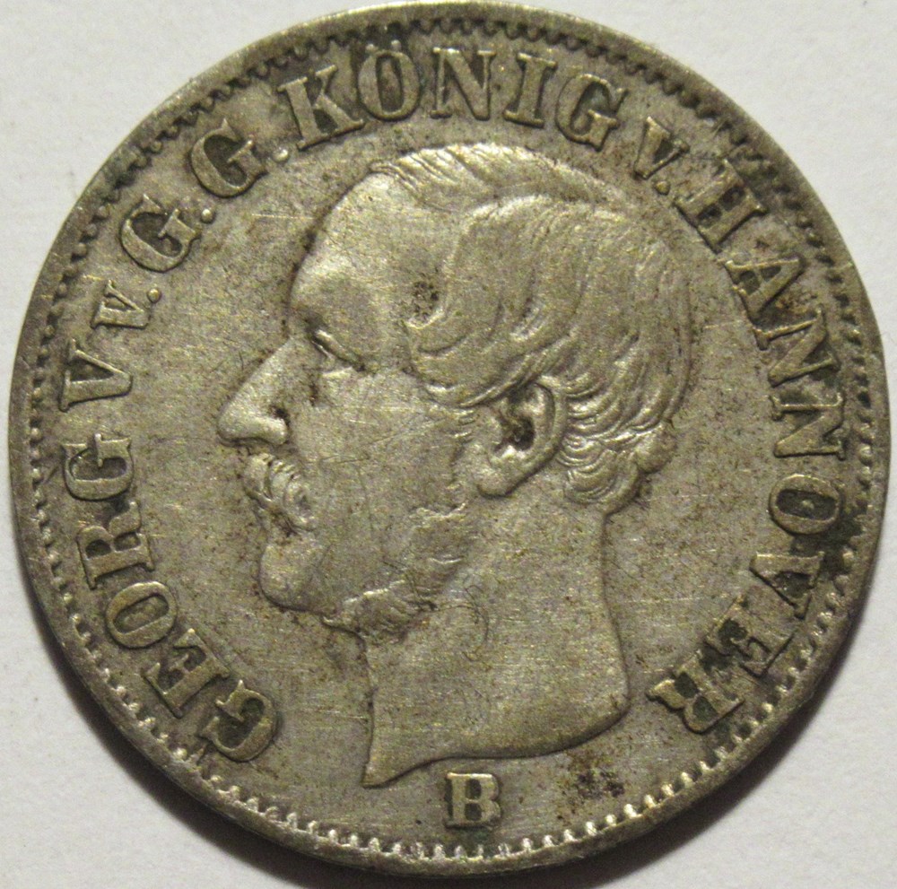 Georg V - 1/12 Thaler 1853 - Kingdom of Hannover monnaies monde allemagne georg v 1 12 thaler 1853 kingdom of hannover