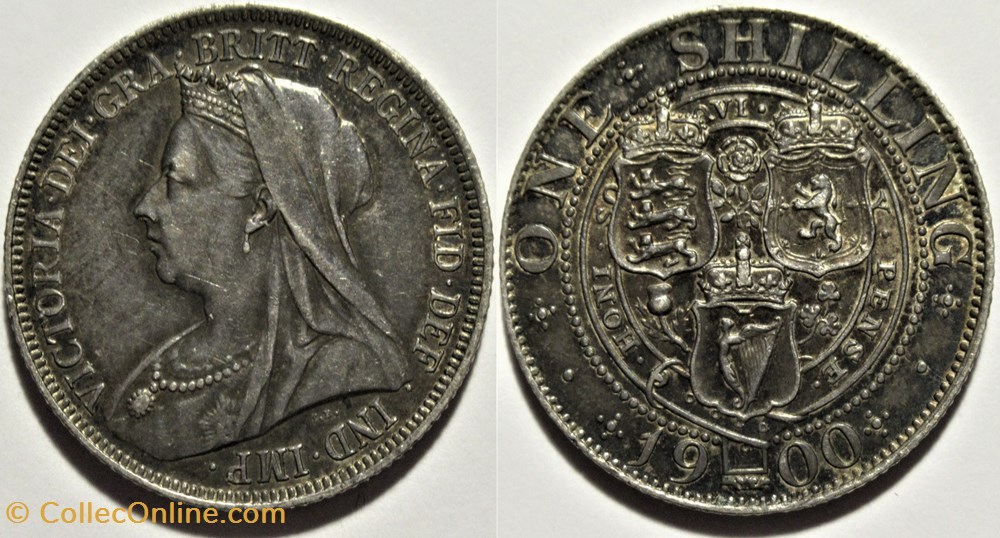 Victoria - 1 Shilling 1900 - Kingdom of Great Britain monnaies monde royaume uni victoria 1 shilling 1900 kingdom of great britain