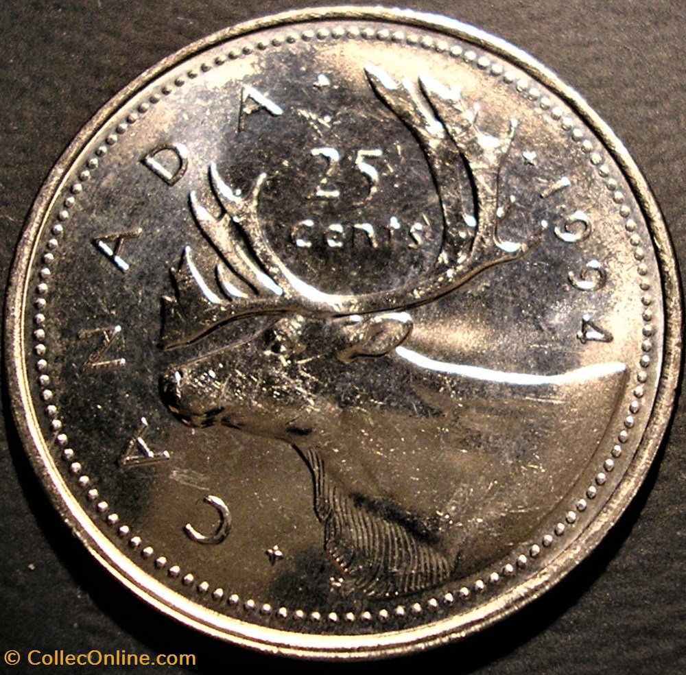 Elizabeth II - 25 Cents 1994 2 monnaie monde canadum elizabeth ii 25 cents 1994