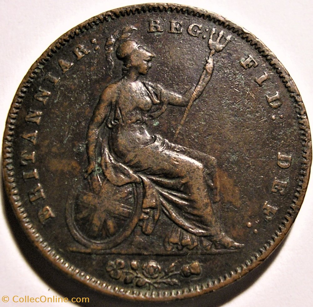Victoria - One Penny 1851 - Kingdom of Great Britain 2 monnaies monde royaume uni victoria one penny 1851 kingdom of great britain