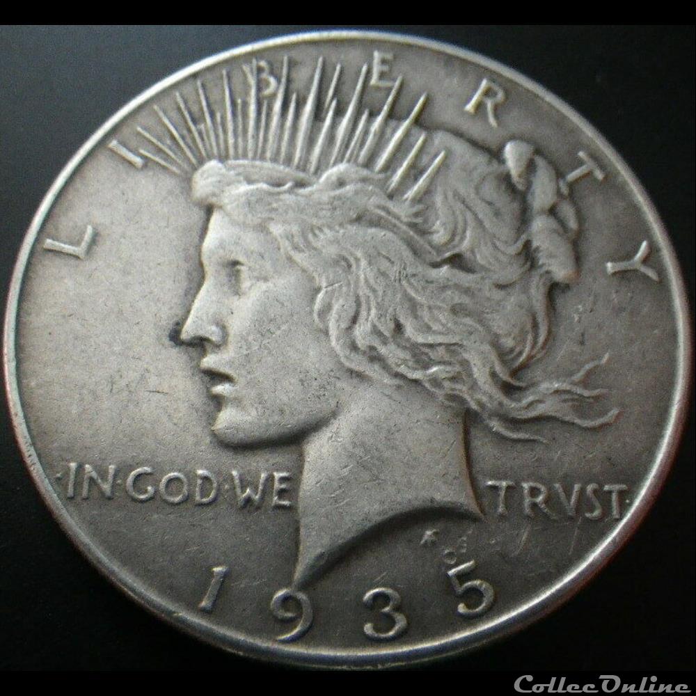 1935 Dollar monnaie monde etat uni 1935 dollar