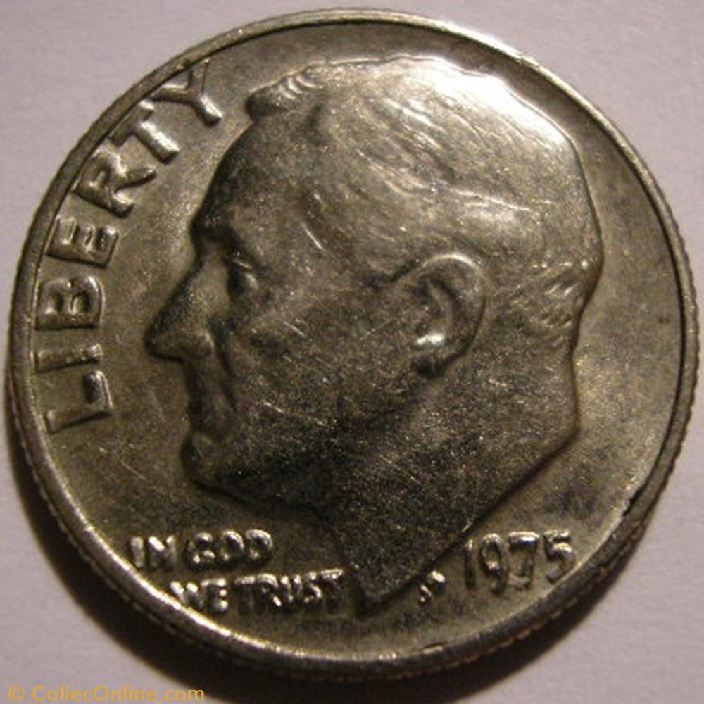 1975 Dime monnaies monde etats unis 1975 dime