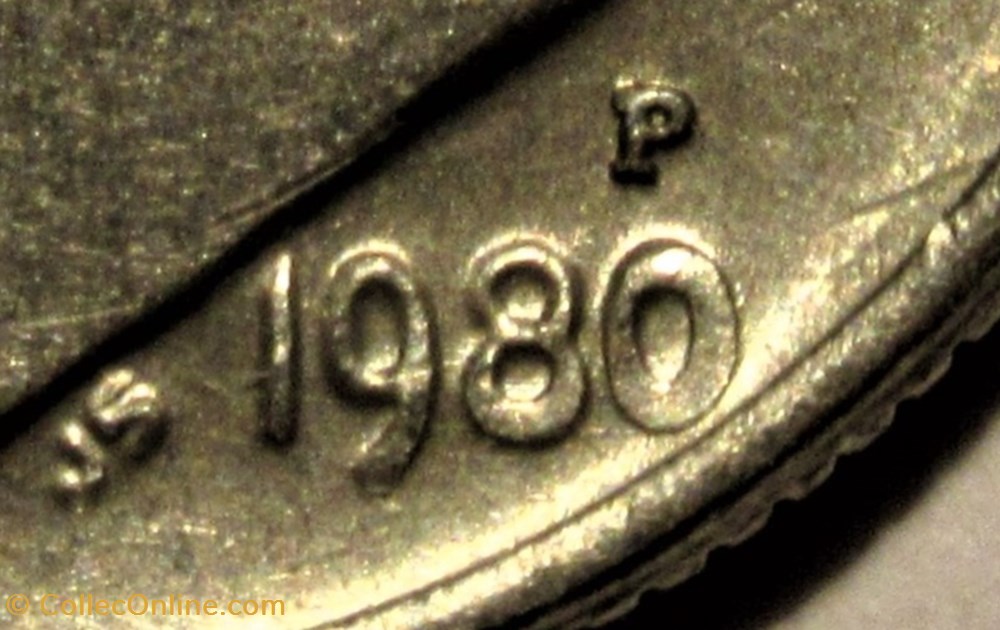 1980 Dime - Thick Date & Doubling 3 monnaies monde etats unis 1980 dime thick date doubling