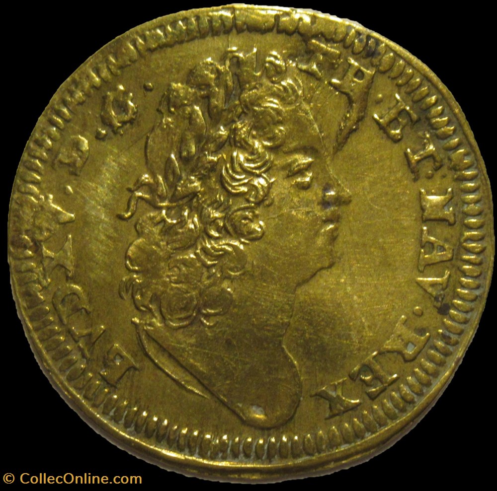c.1715, Louis XV - Rechenpfennig J.J. Dietzel monnaies paranumismatique jetons poids c 1715 louis xv rechenpfennig j j dietzel