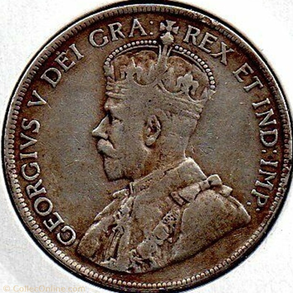 George V - 50 Cents 1918 Newfoundland 3 monnaie monde canadum george v 50 cents 1918 newfoundland