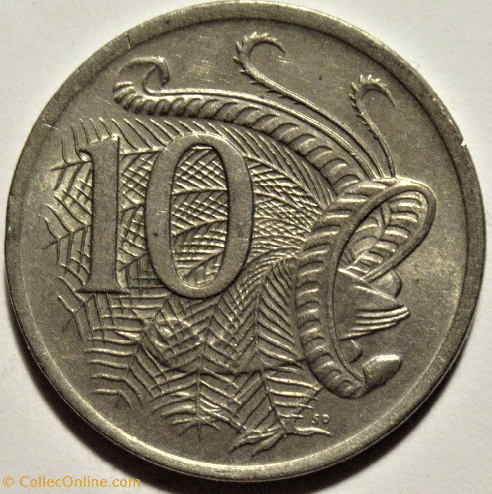 Elizabeth II - 10 Cents 1974 - Australia monnaies monde australie elizabeth ii 10 cents 1974 australia