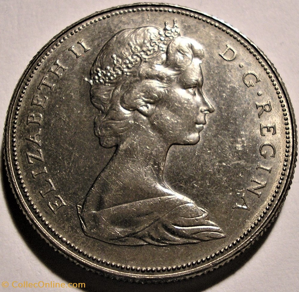 Elizabeth II - 1 Dollar 1968 monnaie monde canadum elizabeth ii 1 dollar 1968