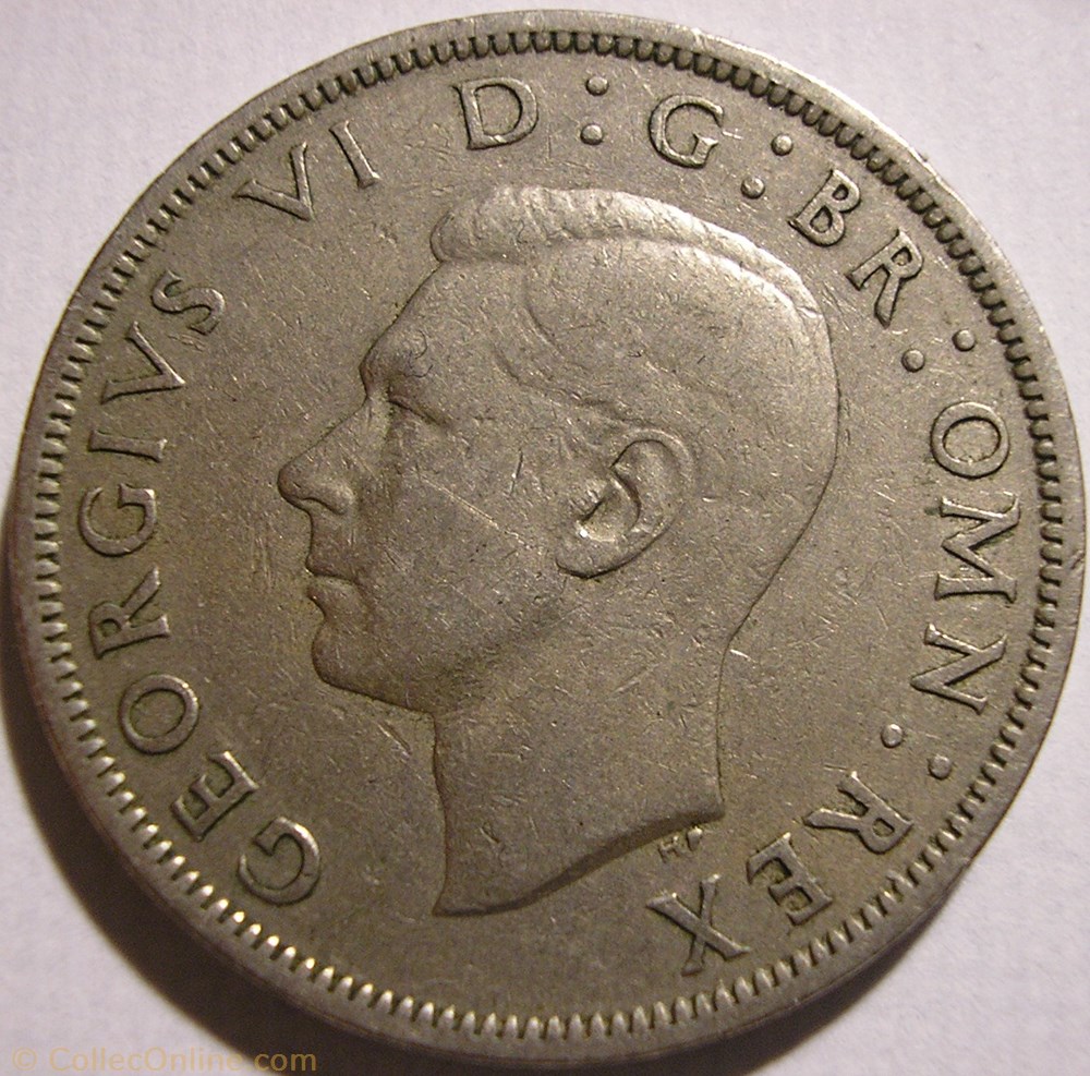 George VI - Half Crown 1950 - Great Britain - Coins - World - United ...