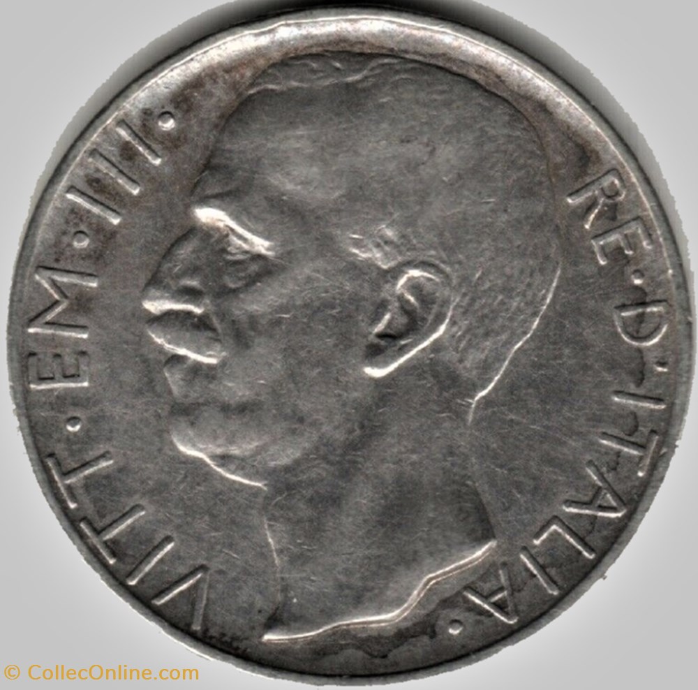1927 Royaume d'Italie, 10 Lire, Roma - Vittorio Emanuele III (ex.2) 2 monnaies monde 1927 royaume italie 10 lire roma vittorio emanuele iii ex 2