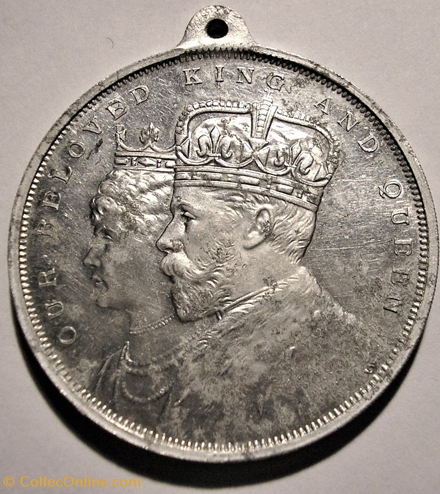 medaille royaume uni george v mary 1911 coronation medal souvenir