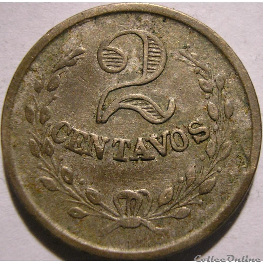 2 Centavos 1921 RH - LAZARETO / LEPROSA monnaie monde colombie 2 centavos 1921 rh lazareto leprosa