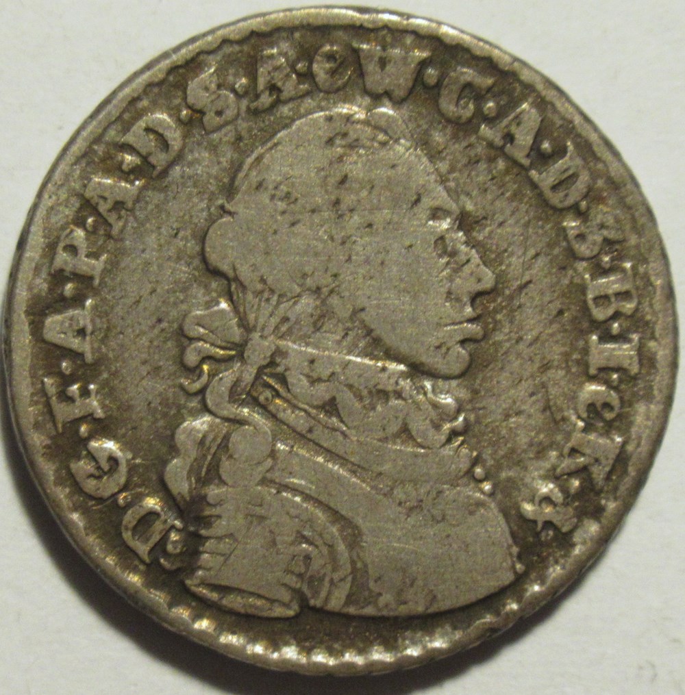 12 Groot 1764, Lordship of Jever - Friedrich August of Anhalt Zerbst monnaies europe medievale saint empire romain germanique 12 groot 1764 lordship of jever friedrich august of anhalt zerbst
