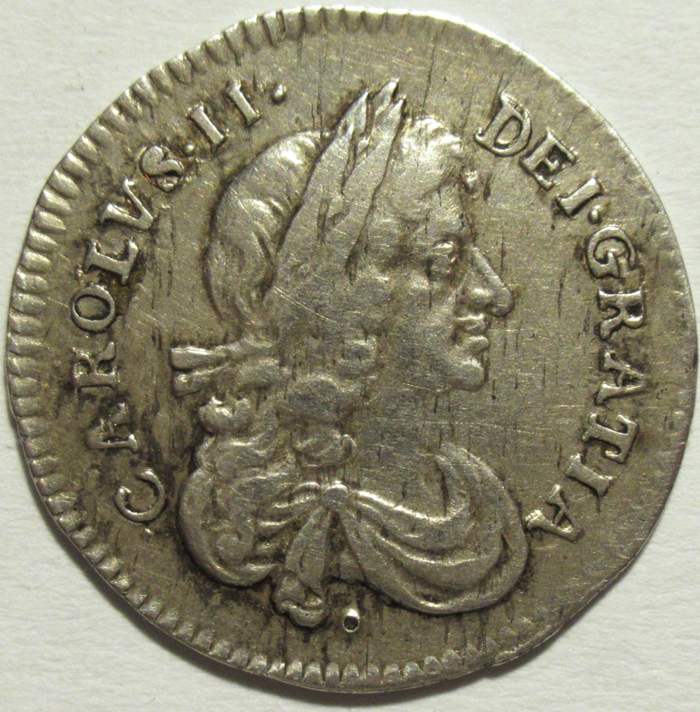 Charles II - 3 Pence 1677 Kingdom of England, Scotland & Ireland monnaies europe medievale royaume angleterre charles ii 3 pence 1677 kingdom of england scotland ireland