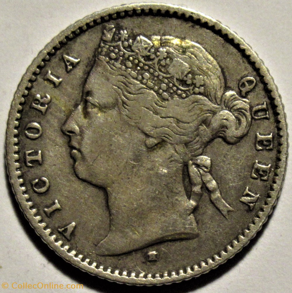 monnaies monde malaisie victoria 10 cents 1879 h straits settlements malaysia