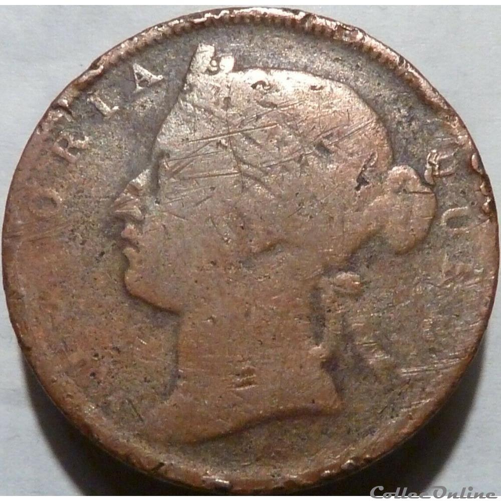 Victoria - Half Cent 1873 - Straits Settlements, Malaysia monnaie monde malaisie victoria half cent 1873 straits settlements malaysia