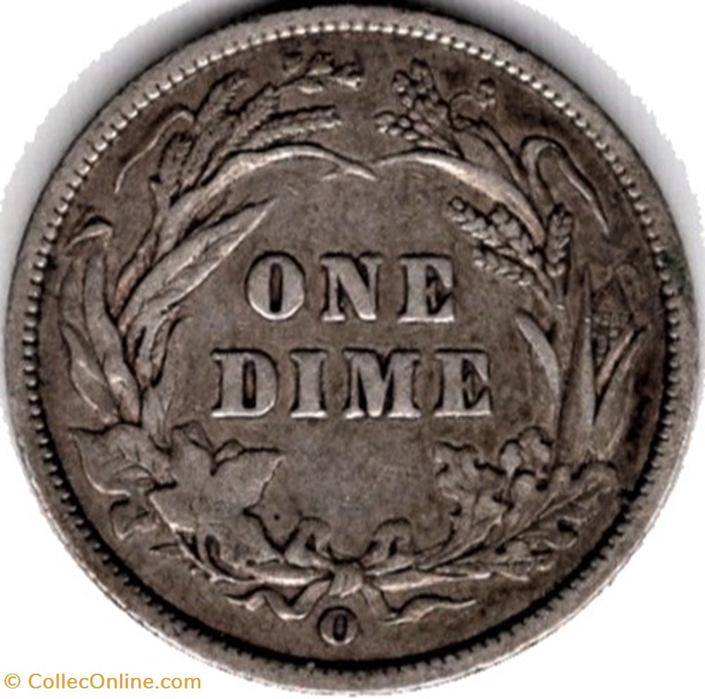 1892 New Orleans Dime monnaies monde etats unis 1892 new orleans dime
