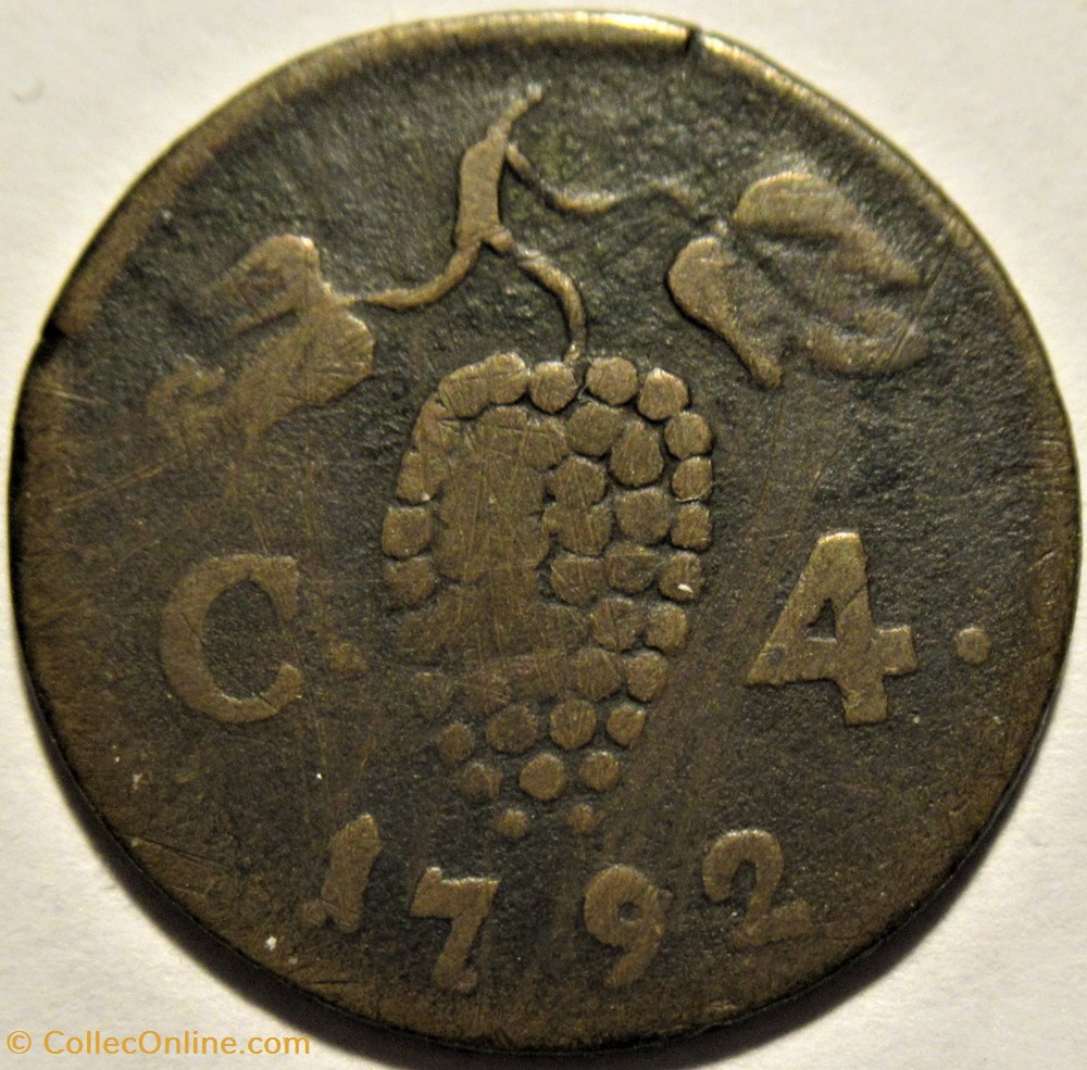 1792 Regno di Napoli, 4 Cavalli - Ferdinando IV 3 monnaies europe medievale royaume de naples 1792 regno di napoli 4 cavalli ferdinando iv