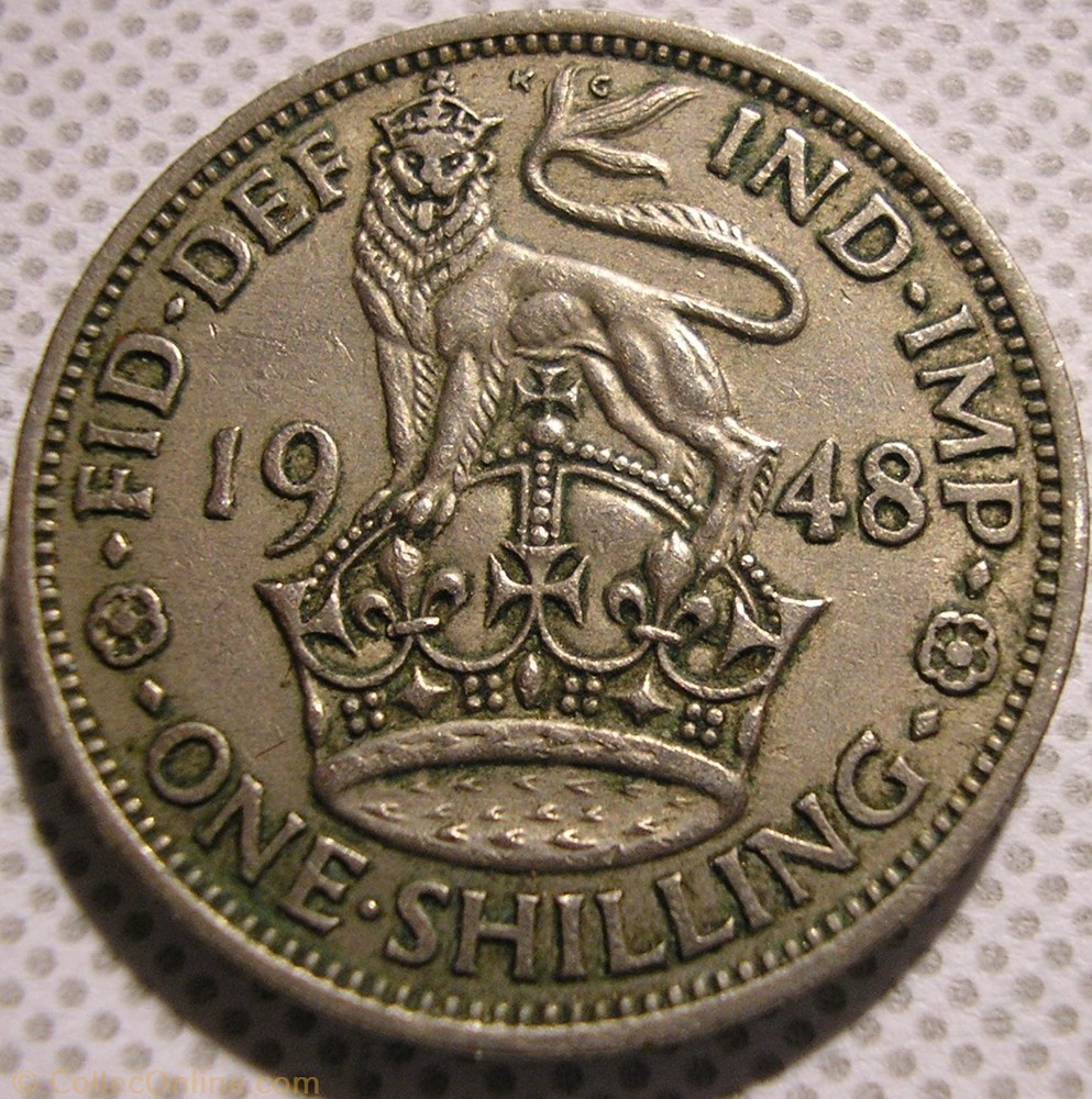George VI - One Shilling 1948 - England monnaie monde royaume uni george vi one shilling 1948 england
